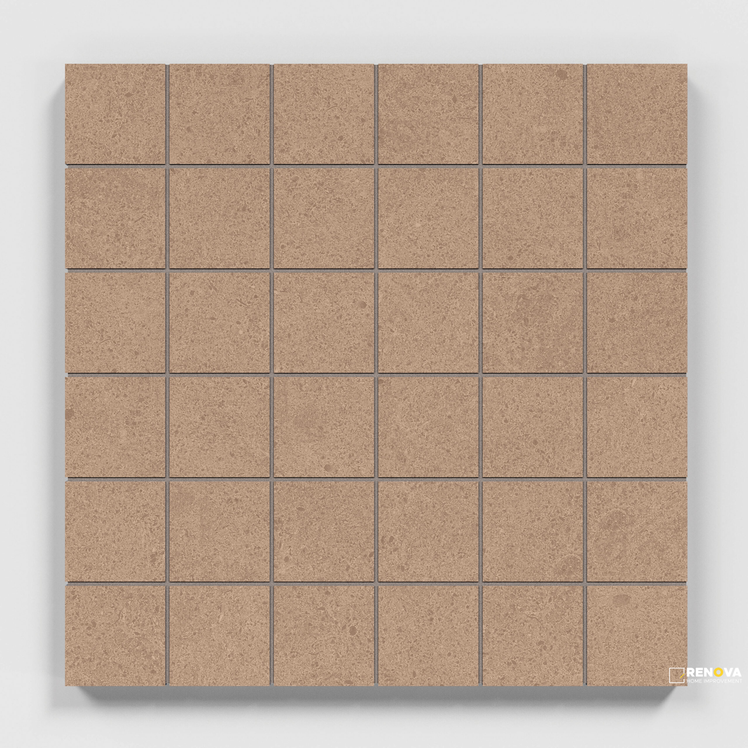 CROSSVILLE ARGENT 2.0 SUNKISSED ROSE 2X2 MOSAIC UNPOLISHED .98 SF/SHT - 2