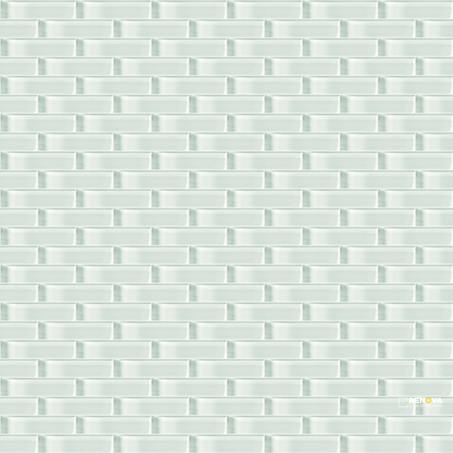 CROSSVILLE GLASS BLOX MOONBEAM 1/2X2 MOSAIC .9385 SF/SHT - 3
