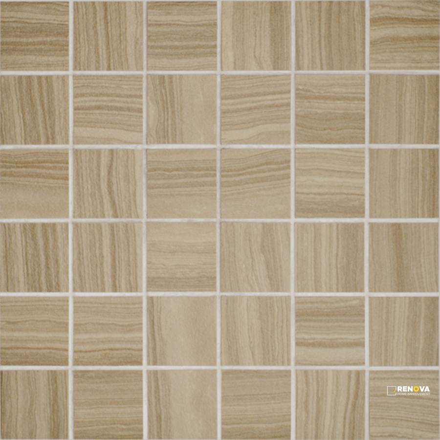 CROSSVILLE JAVA JOINT FLAT WHITE 2X2 MOSAIC UNPOLISHED 1 SF PER SHT - 2