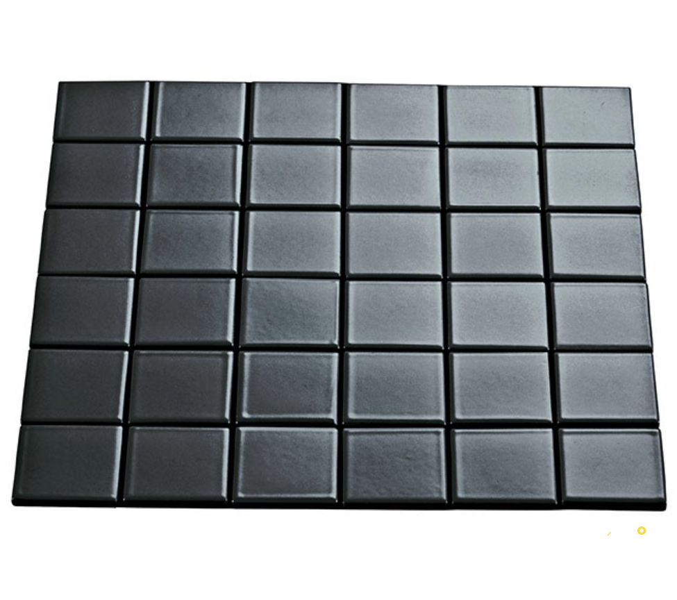 CROSSVILLE MULTIPLIER DARK GREY 2X2 MOSAIC GLOSS .97 SF/SHT - 2