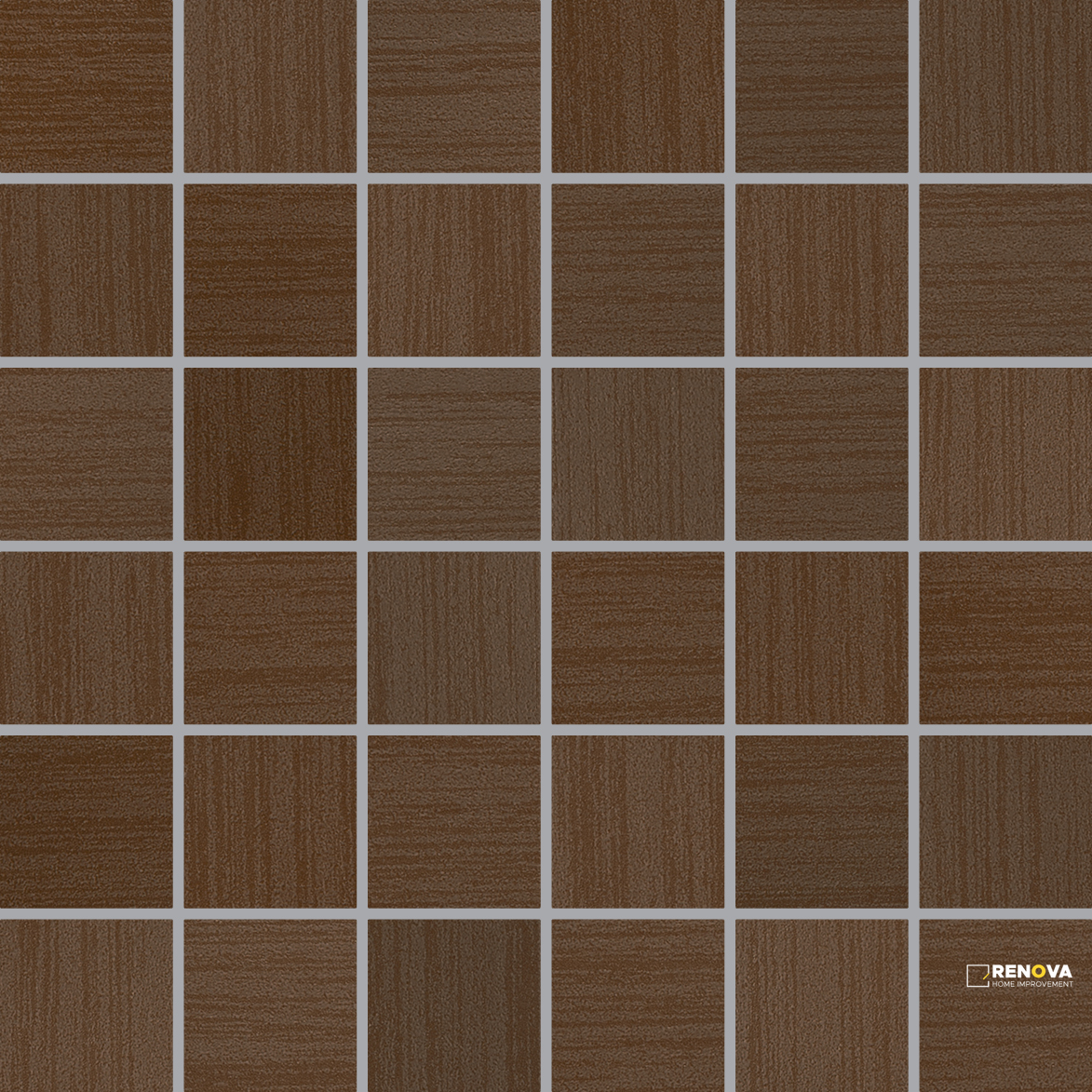 CROSSVILLE SHADES 2.0 RUSSET 2X2 MOSAIC UNPOLISHED 1 SF/SHT - 2