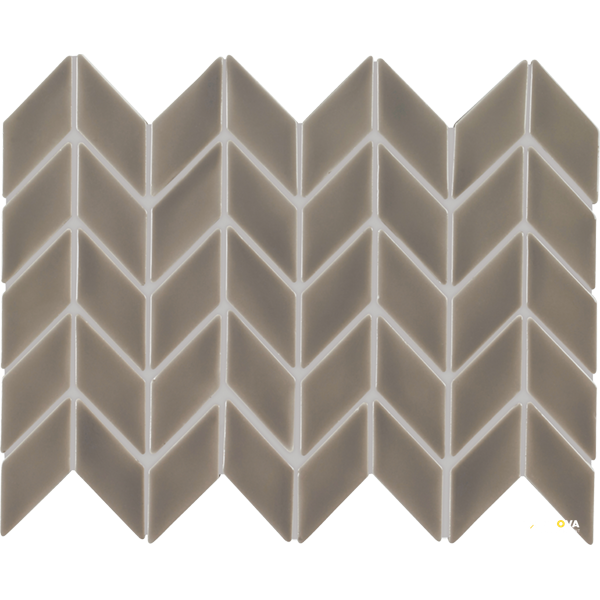 CROSSVILLE HANDWRITTEN NEUTRALS DEAR SIR DIAMOND MOSAIC GLOSS .875 SF/SHT - 2