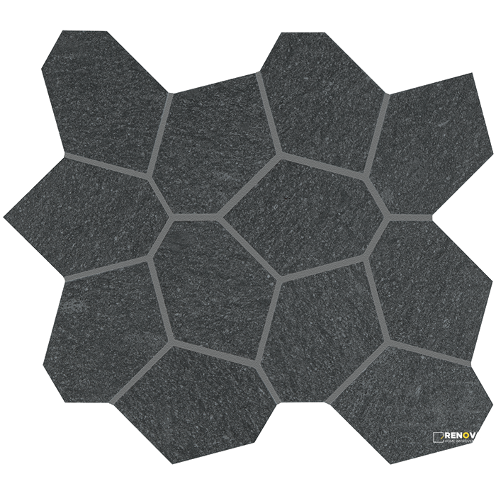 CROSSVILLE CIVILIZATION LEGALITY POLYGON MOSAIC UNPOLISHED 1.07 SF/SHT - 2