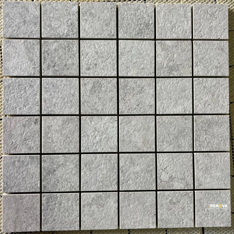 BEAT WHITE SQUARE MOSAIC 2" X 2" - 2