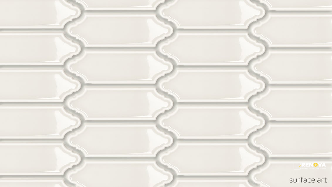 BAROQUE GLOSSY WALL ELONGATED ARABESQUE 2X6 - 4