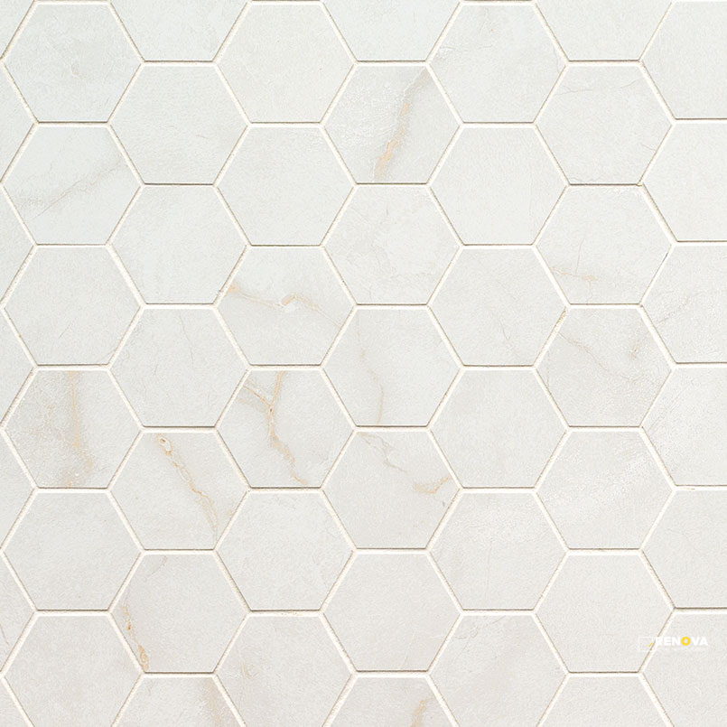 BRIGHTON GOLD 2X2 HEXAGON MATTE MOSAIC ( 7.36 SF PER BOX ) - 2