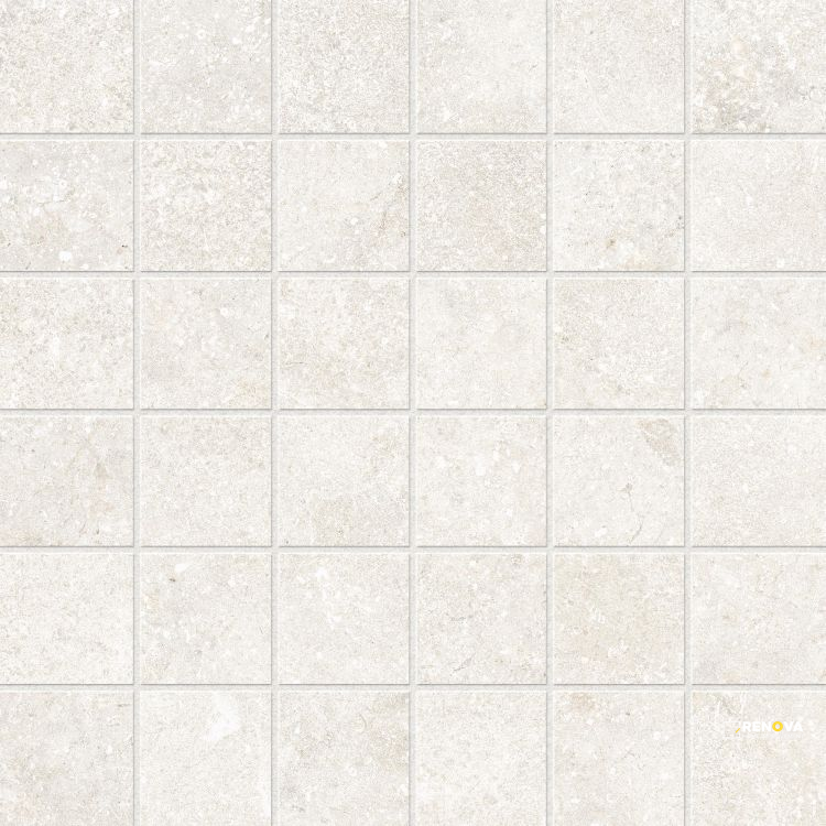 UNTAMED WANDER WHITE MOSAIC 2" X 2" - 4