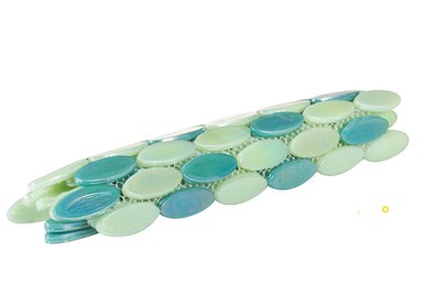 LAGUNA GREEN MOSAIC 12" X 12" - 2