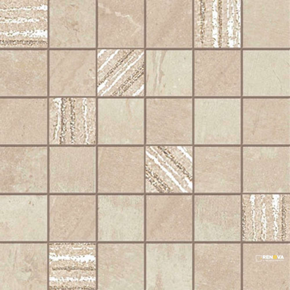 SUNSTONE SAND MOSAIC 12" X 12" - 2