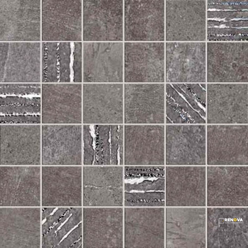 SUNSTONE BASALT MOSAIC 12" X 12" - 2
