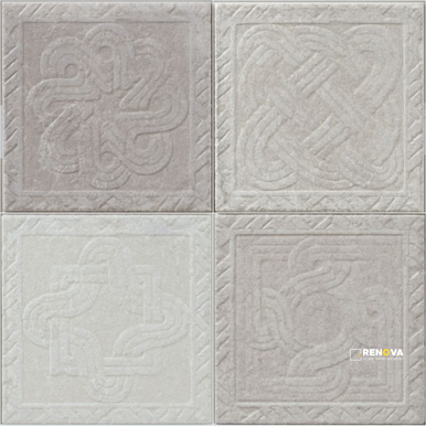 OSTUNI TRAME GRIGIO 8" X 8"