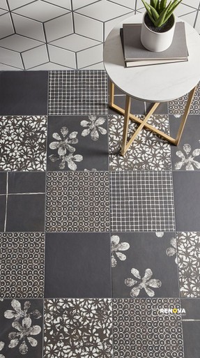 CHYMIA BLACK MIX 2 12" X 12" - 3