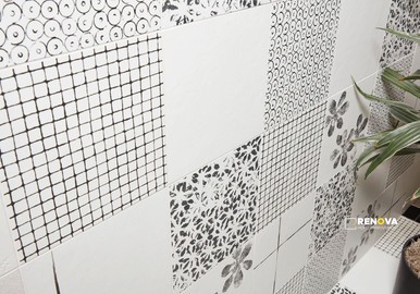 CHYMIA WHITE MIX 2 12" X 12" - 2