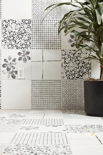 CHYMIA WHITE MIX 2 12" X 12" - 3