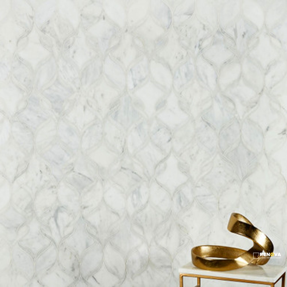 CALACATTA GRIS HONED RIBBON MOSAIC