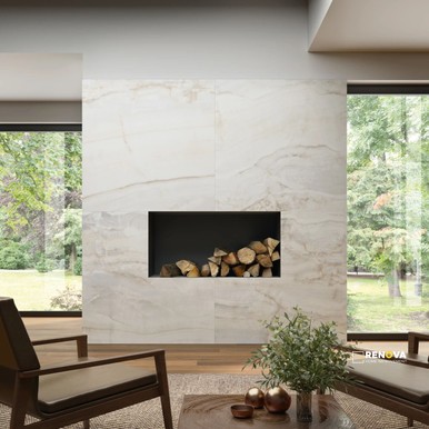 MAGNIFICA NINETEEN FORTY EIGHT CRYSTAL ONYX HONED 48" X 48"
