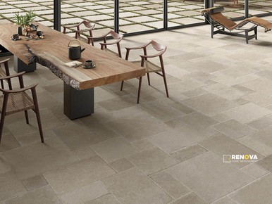 CERDOMUS PIETRA DI OSTUNI TUFO 16X24 FIELD NATURAL ANTIQUE EDGE - 2