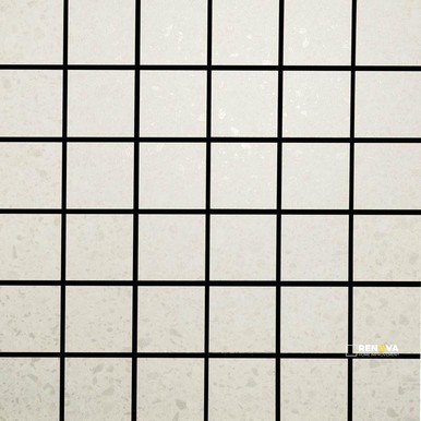 CROSSVILLE ALASKA ICE 2X2 MOSAIC UNPOLISHED .975 SF/SHT