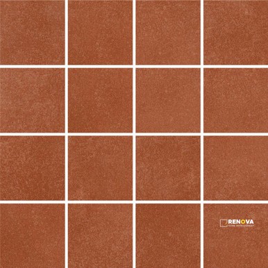 CROSSVILLE COLOR BLOX 2.0 CAYENNE 3X3 MOSAIC UNPOLISHED