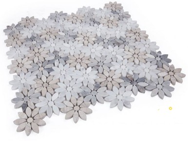 DAISY WILD SKY MOSAIC 12.5" X 12.75" - 2