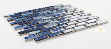 BRICK ROYAL BLUE MOSAIC 11.75" X 11.75" - 2