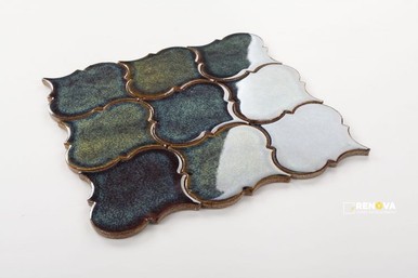 CALABASH MULTIBLUE MOSAIC 6" X 6" - 2