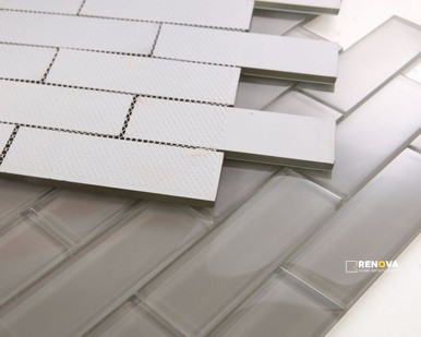 CASALE GREY SHINING MOSAIC 11.75" X 11.75" - 2