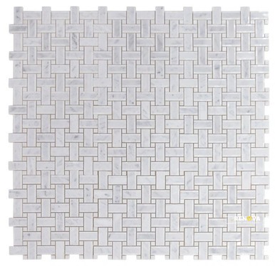 DIANA CROSS CARRARA MOSAIC 12.25" X 12.25"