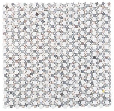 AETHER BLUE MOSAIC 11.5" X 12"