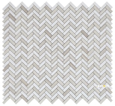 CHEVRON HAISA MOSAIC 11" X 12.5"