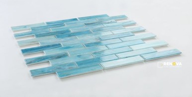 HOT BLUE MOSAIC 12.75" X 11.75" - 3