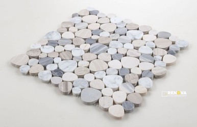 APHRODITE BLUE MOSAIC 12" X 12" - 2