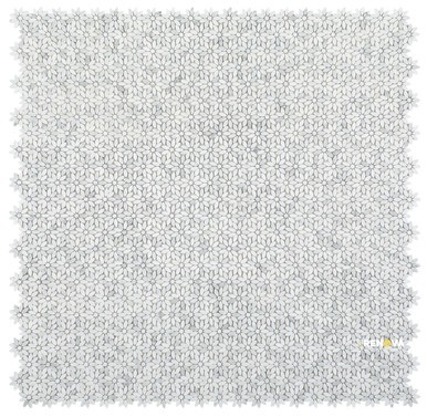 DAISY WILD CARRARA MOSAIC 12.5" X 12.75"