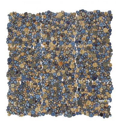 GROWING OLIVE MOSAIC 11.5" X 11.5"