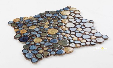 GROWING OLIVE MOSAIC 11.5" X 11.5" - 2