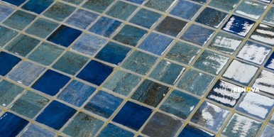 VANGUARD FOREST BLUE MOSAIC 12.25" X 18" - 2