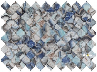 ALADDIN SHELL BLUE MOSAIC 8.75" X 12.25"