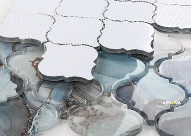 ALADDIN SHELL BLUE MOSAIC 8.75" X 12.25" - 2