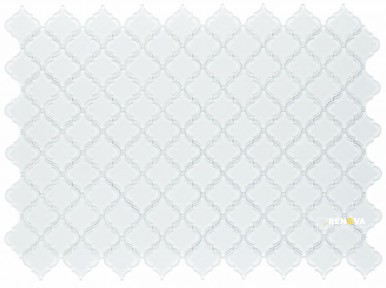 ALADDIN WHITE SHINING MOSAIC 9.25" X 13.25"