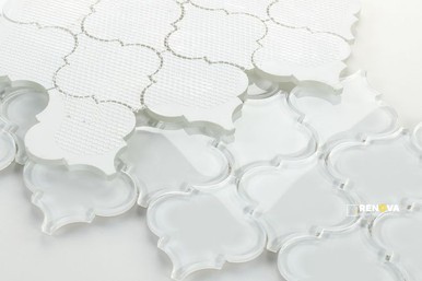 ALADDIN WHITE SHINING MOSAIC 9.25" X 13.25" - 2