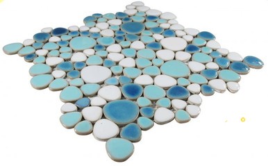 GROWING JEWEL IRIS MOSAIC 11.5" X 11.5" - 2
