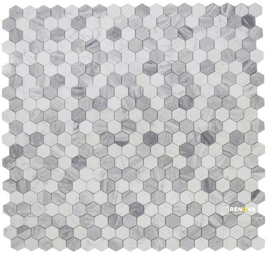 HEXAGON DUSK MOSAIC 2" X 2"