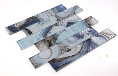 CASALE SHELL BLUE MOSAIC 11.75" X 11.75" - 2