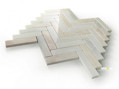 HERRINGBONE EURASIAN MOSAIC 11.25" X 11.25" - 2