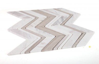 CHEVRON RAVENNA LOFT MOSAIC 11.75" X 12.25" - 2