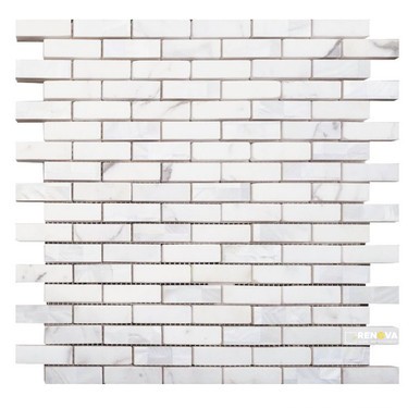 DIANA LINEAR CALACATTA MOSAIC 11.75" X 12"