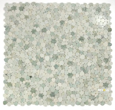 APHRODITE GREEN MOSAIC 12" X 12"