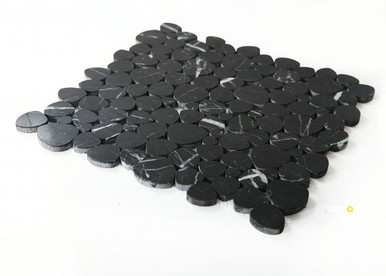 APHRODITE MARQUINA HONED MOSAIC 12" X 12" - 2