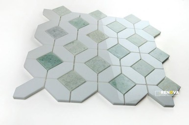 ECLIPSE GREEN MOSAIC 12.25" X 12.25" - 2