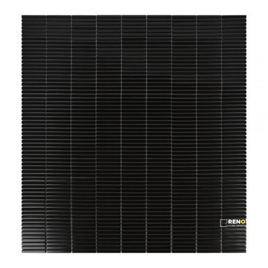 HULU BLACK BAND MATTE MOSAIC 11.25" X 12" - 3